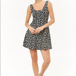 FOREVER 21 floral print skater dress